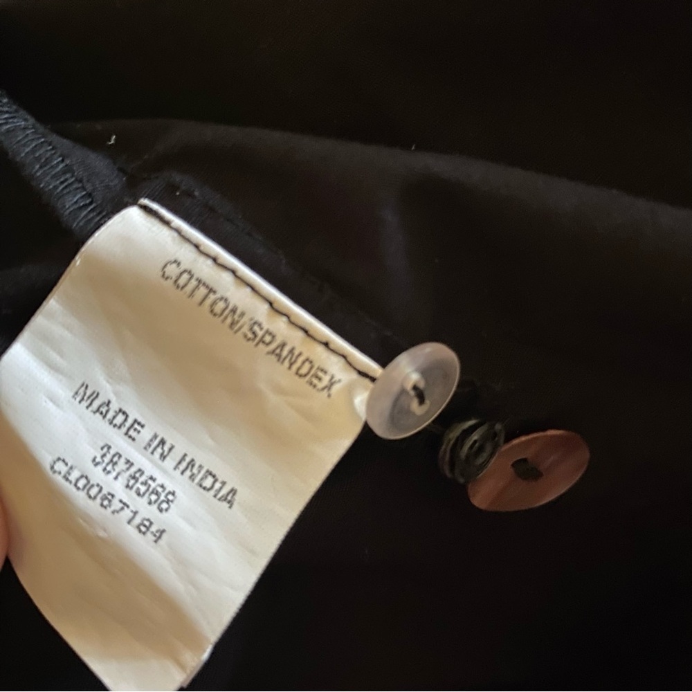 eshakti Black Pintuck Pleat Bib-Front Poplin Dress - Picture 16 of 16